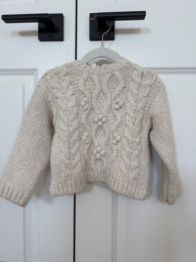 Zara Girl’s Cable Knit Chunky sweater 18-24months